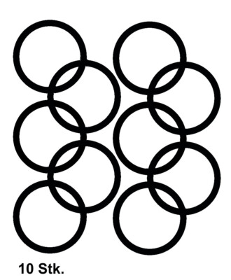 10 Stk. Dichtung Dichtring O-Ring Bestway Intex Pumpe Schlauch Anschluss Ø 32 mm