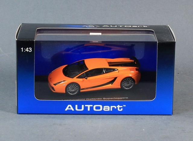 Lamborghini Gallardo Superleggera gris 1:43 Autoart nuevo /& OVP 54613