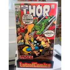 Marvel Thor #178 Comic July 1970 First Buscema Art VG+ Grade