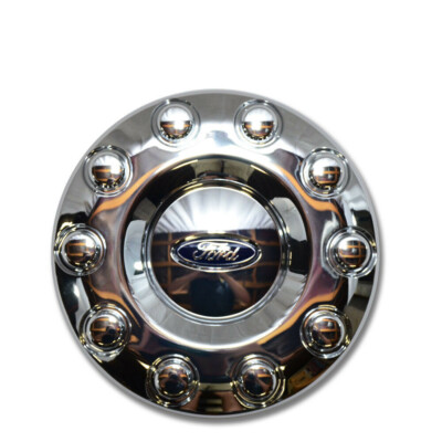 Genuine OEM Ford 19.5" Front Wheel Center Cap - Chrome For 2005-2016 Super Duty 10 Lug 2WD