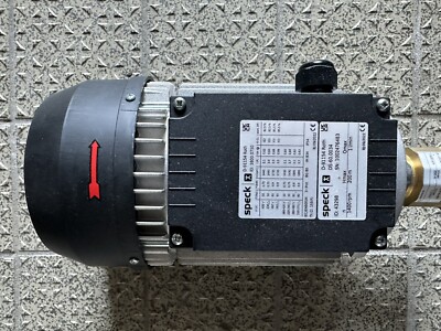 Speck Wasserpumpe Qmax 1l/min,Hmax 200m, 3~motor 1400 U/min