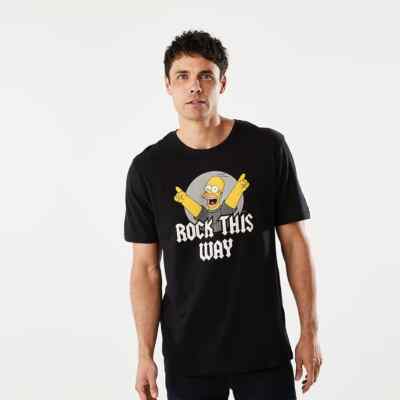 The Simpsons Homer Logo T-Shirt Official Licensed Brandlab Printed Tee - AUS