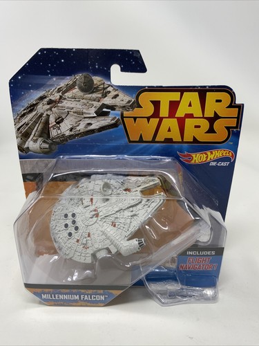Hot Wheels: Star Wars MILLENNIUM FALCON w/Flight Navigator - Brand New - Picture 11 of 12