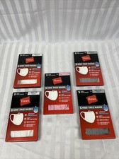 HANES KIDS WASHABLE FACE MASK 5PK. TOTAL OF 25 MASK NEW IN PKG.