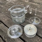 Vintage Pyrex Flameware Glass Percolator Coffee Pot, 7756B 6 Cup COMPLETE