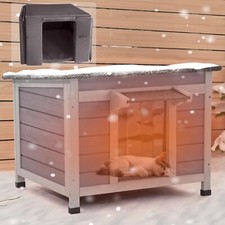 Waterproof Cat House, Cat Shelter for Outside with Insulated Liner