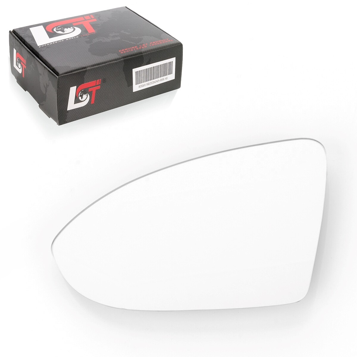 Mirror Glass Left Side Mirror Convex Adhesive for VW Touran 5T1