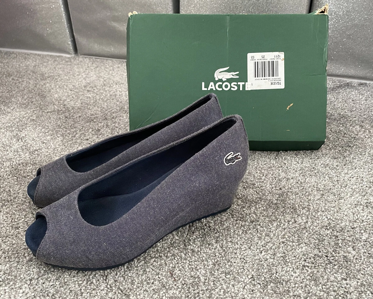 Lacoste wedges sale