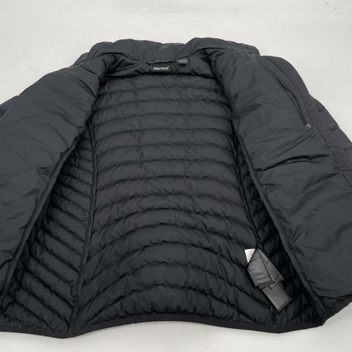 Marmot womens size M 600 fill Puffer Jacket Goose Down black full zip packable - Picture 4 of 13