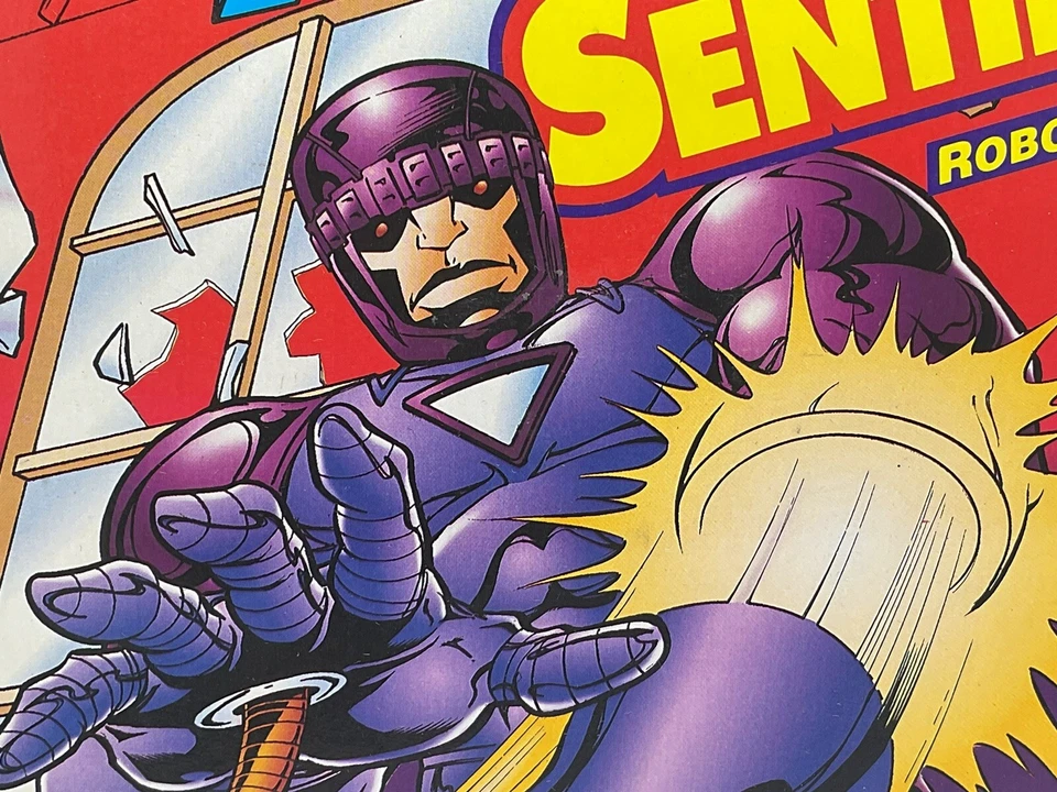 "Robot Centinela de 14"" vintage X-Men Marvel Comics 1994 por Toybiz - NUEVO SELLADO EN MUY BUEN ESTADO" Foto 2 de 4