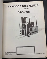 Yale forklift Service Parts Manual ERP030TCE ERP035TCE ERP040TCE #1455