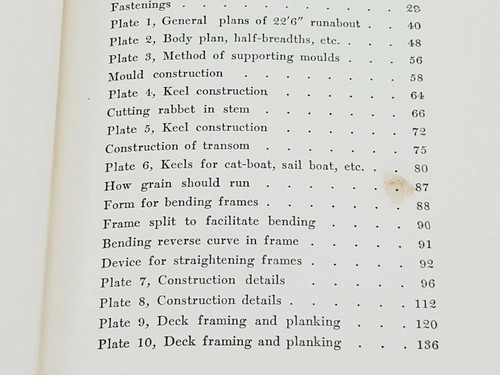 SMALL BOAT BUILDING By H W Patterson Book - Picture 10 of 12
