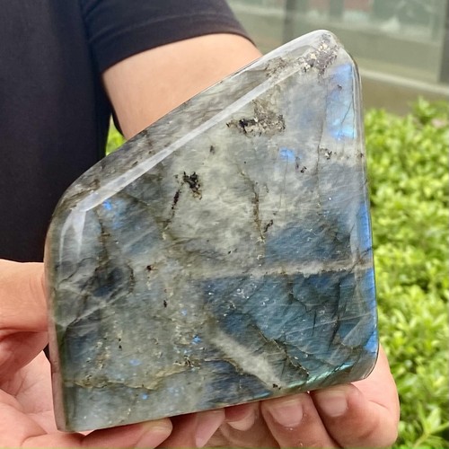 2.05LB Natural elongated stone Madagascar polished crystal healing stone - 第 11/12 張圖片