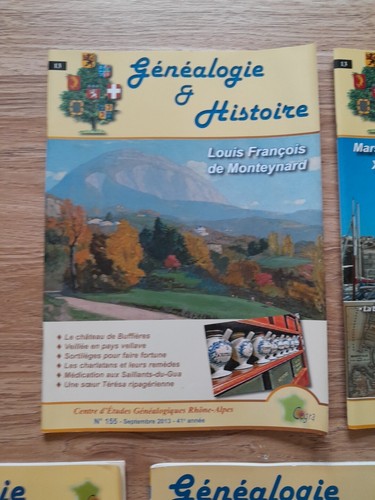 Lot Revue Française De Généalogie Et Histoire - Photo 2/9