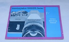 MAMIYA SEKOR 1000 DTL Camera Guide Owners Manual Instruction Photography Book
