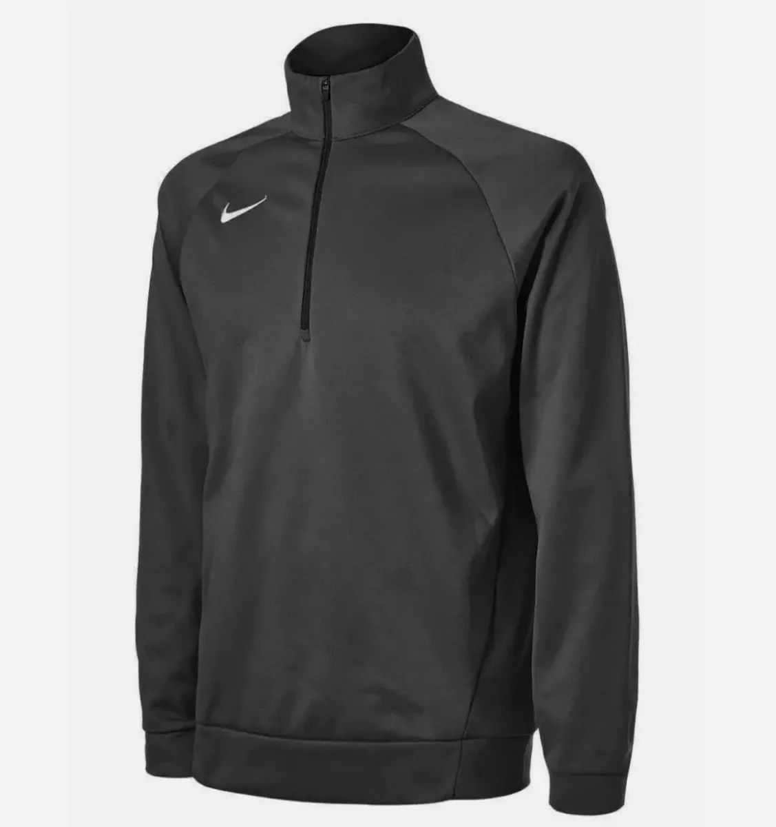 Nike Dri Fit Therma 1 4 Zip Training Jacket Anthracite Men s Medium 897090 060