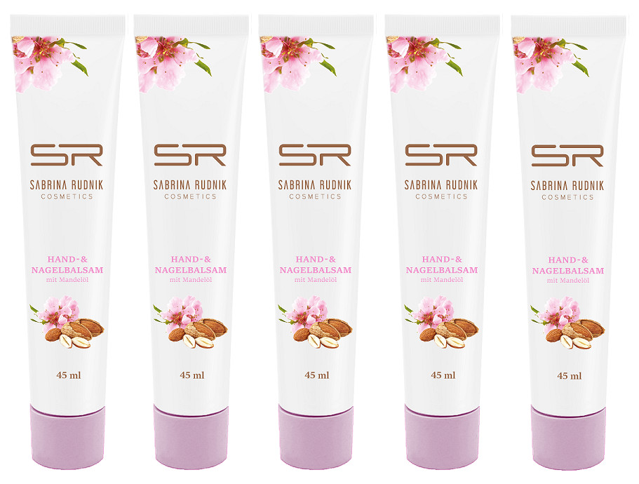 5 x Handcreme Nagelbalsam Creme Hand Balsam Fußbalsam Pflege Sabrina Rudnik NEU