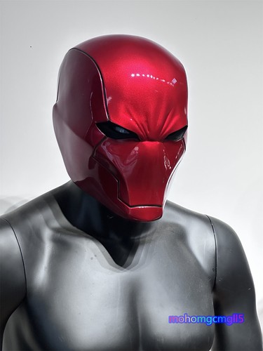 Batman Red Hood Jason Todd Helmet FRP Mask Halloween Cosplay Props eyes Light up - Picture 15 of 23