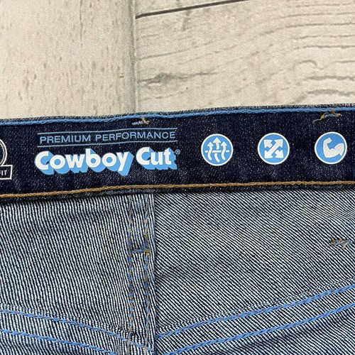 Wrangler Men's W34 x L36 Blue 47 Regular Fit Performance Cowboy Cut Jeans NWT - Picture 9 of 12
