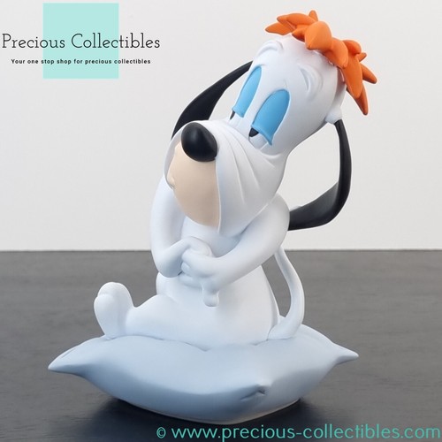 Extremely rare! Droopy on a blue pillow statue. Tex Avery. Basset Hound. - Picture 3 of 12