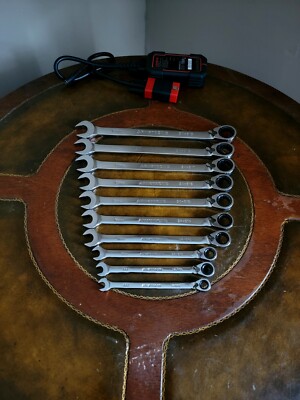 Armstrong Tools USA 10pc Metric Ratcheting Combination Wrench Set 8mm-19mm USA 