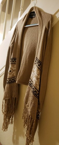 Panhandle Sweater with Fringe XL 