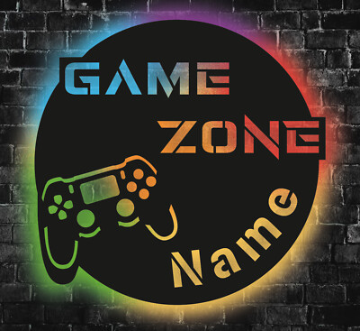 WALUNA  Gamer Gaming Zone Led Geschenk für Gamer Geburtstagsgeschenk