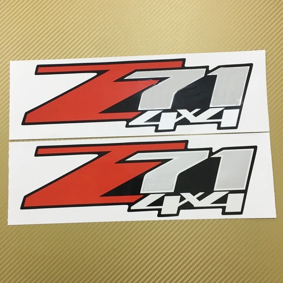 S7 STICKER DECAL Z71 4x4 SIDE BODY REAR LOGO FOR CHEVROLET HOLDEN COLORADO 2 PCS Foto 2 de 3