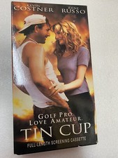 Tin Cup (VHS, 1996) Kevin Costner, Rene Russo, Golf Promo Screener