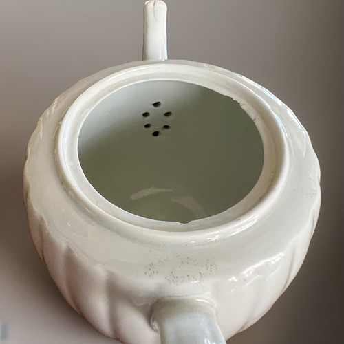 Antique Early Worcester Blanc De Chine Teapot, C 1760 - Picture 7 of 18