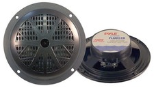 Pair New Pyle PLMR51B 100 Watts 5.25'' 2 Way Black Marine Speakers Kit