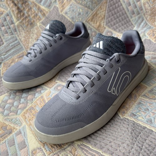 Adidas Five Ten Sleuth DLX Women’s Grey Canvas Mountain Bike Shoes Size UK 6 - Picture 3 of 19