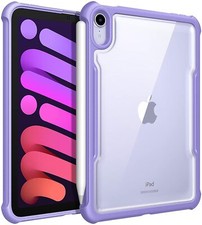 Hybrid Back Case for iPad Mini 7 A17 Pro 2024 /iPad Mini 6 2021 Soft TPU Cover