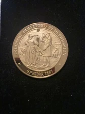 Us History Franklin Mint Bronze Medal 1837 Industry Paralyzed By Depression
