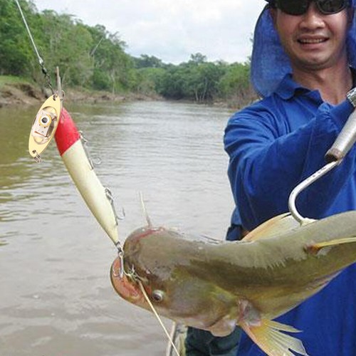 CARP pêche leurre Pesca LED Deep Drop oeil sous-marin forme Squid poisson leurre