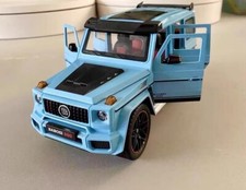 Modellino auto in lega Mercedes Benz Barbos G800 blu 1:18