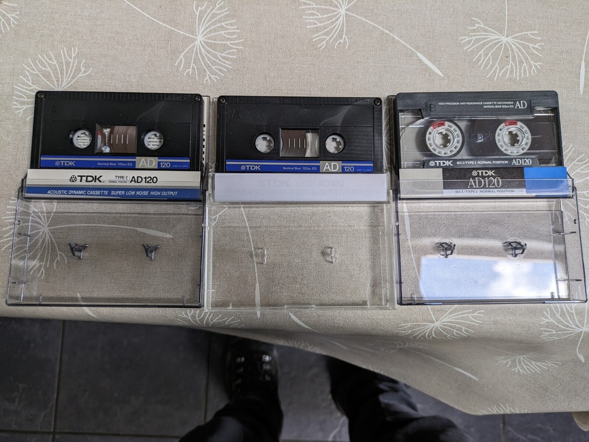 カセットテープ6本セット ハイポジ5本 DENON SONY maxell ☆中古