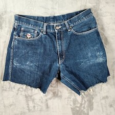 Billionaire Boys Club X Ice Cream Made in Japan DIY Cut Off Jean Shorts 34.5" 