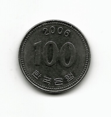 World Coins - South Korea 100 Won 2006 Coin KM# 35 ; Lot-S2 | eBay