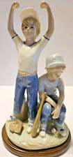 Paul Sebastian Home Run Baseball Happy Winner Loser Statue 1989 Figurine 9” Base