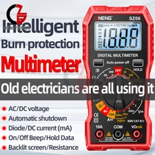 Digital Multimeter Voltmeter 2000 Count  AC/DC Ammeter Voltmeter Volt Meter LCD