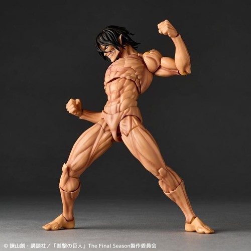 Original KAIYODO Revoltech INCREÍBLE YAMAGUCHI Attack On Titan Eren Jaeger Reimpresión - Imagen 3 de 12
