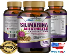 SILYMARIN MILK THISTLE LIVER silimarina cardo mariano liver cleanse support