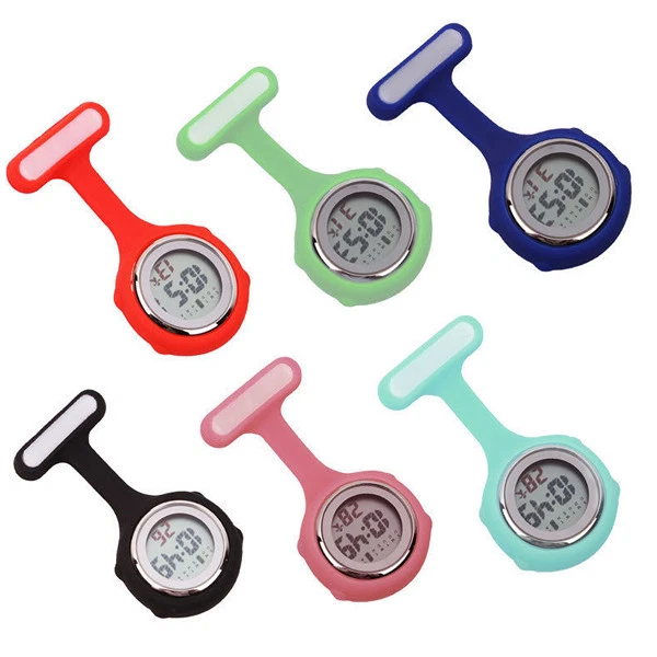 Enfermera Doctor Reloj Digital Auxiliar Pantalla 3 Colores