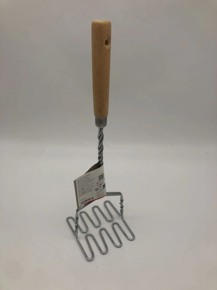 Westmark schiacciapatate 34 cm, acciaio inossidabile/legno, argento/marrone c... - Immagine 4 di 4