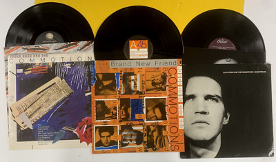3x LLOYD COLE & COMMOTIONS Lot: Easy Pieces/Mainstream/Brand New Friend  ML 976