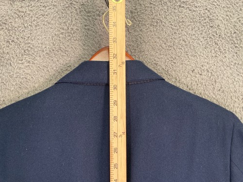 Stanley Blacker Blazer Men’s 42R Wool Double Breasted Flannel Gold Buttons - Picture 12 of 23