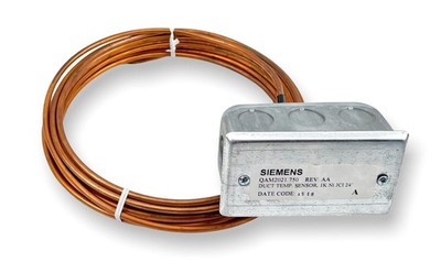 Siemens Building Tech QAM2021.750 1k Ohm Nickel Duct Sensor @ 70° 24' Probe JCI