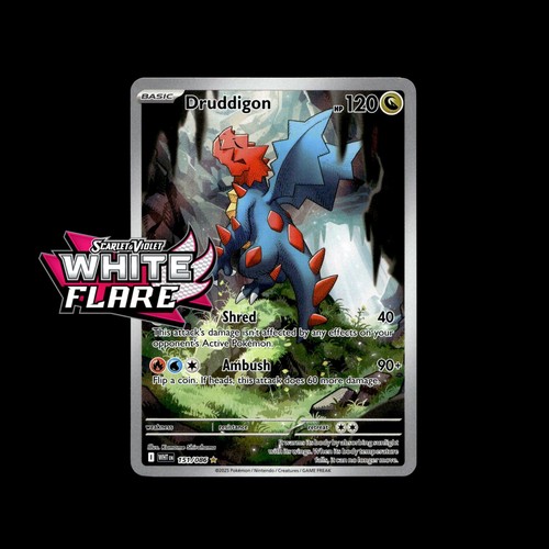 White Flare Pokemon Cards! Holo/Reverse Holo Rare Illustration Full Art SIR Card - Picture 160 of 195