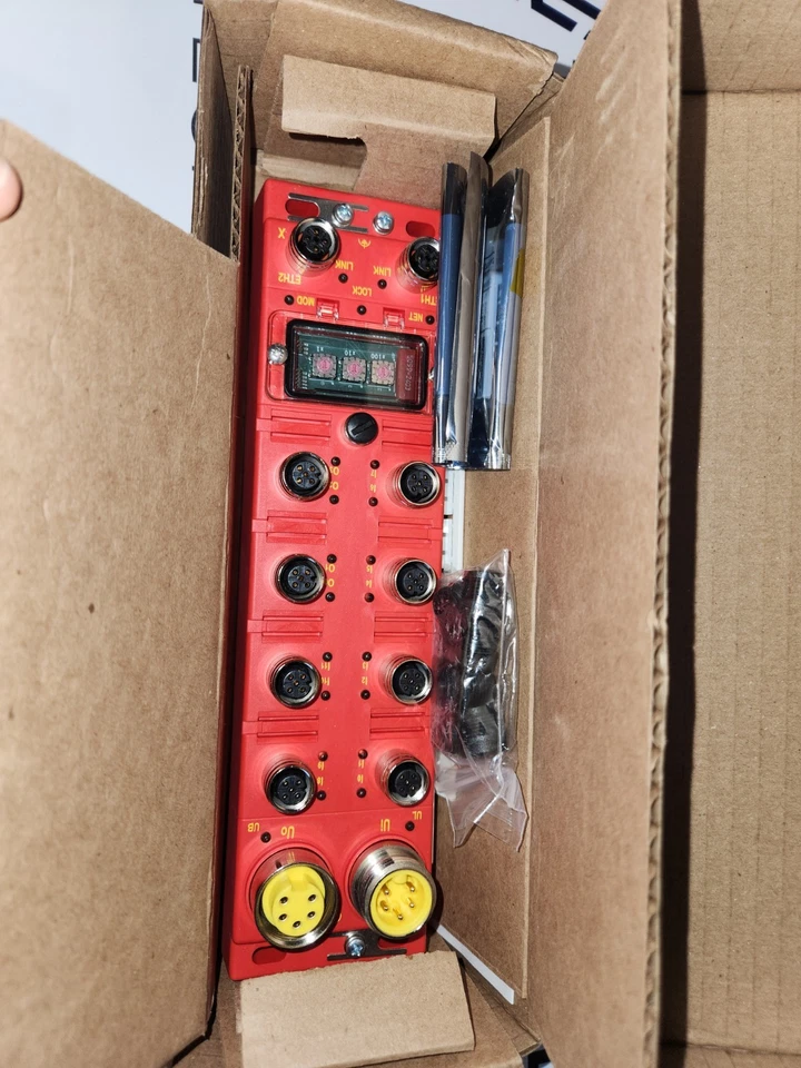 Brad Molex 1120955111 TCDEC-8B4P-D1U-GW EIP Safety I/O 12 inputs 4 outputs New** - Image 2 of 2